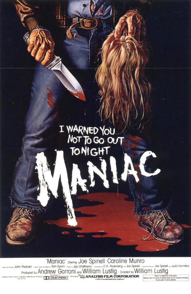 maniac movie poster